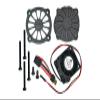 GPM For Traxxas Unlimited Desert Racer 4X4 (#85076-4) Upgrade Parts Aluminum Motor Heatsink With Cooling Fan - 1 Set Black view 1