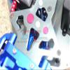 Aluminum Stabilizing Mount For Steering Assembly For LOSI 1:6 4WD Super Baja Rey LOS05013 / Super Baja Rey 2.0 LOS05021 Upgrades - Orange view 4