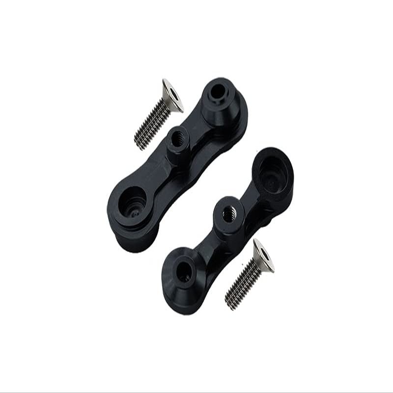 Aluminum Stabilizing Mount For Steering Assembly For LOSI 1:6 4WD Super Baja Rey LOS05013 / Super Baja Rey 2.0 LOS05021 Upgrades - Black