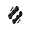 Aluminum Stabilizing Mount For Steering Assembly For LOSI 1:6 4WD Super Baja Rey LOS05013 / Super Baja Rey 2.0 LOS05021 Upgrades - Black view 1