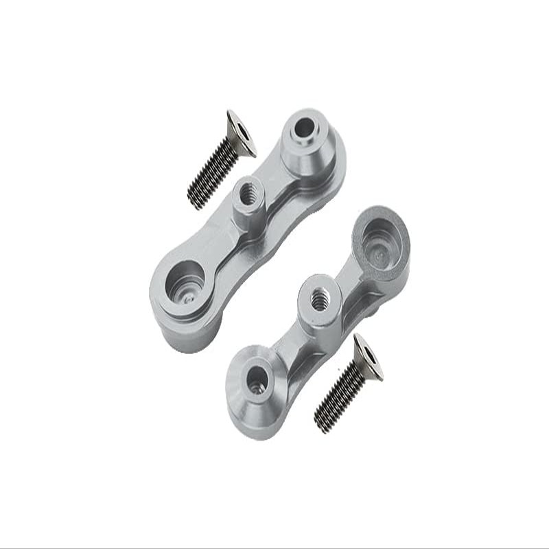 Aluminum Stabilizing Mount For Steering Assembly For LOSI 1:6 4WD Super Baja Rey LOS05013 / Super Baja Rey 2.0 LOS05021 Upgrades - Silver