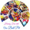 Eocolz Kids Ball Pit Large Pop Up Childrens Ball Pits Tent for Toddlers Playhouse Baby Crawl Playpen with Basketball Hoop and Zipper Storage Bag, 4 Ft/120CM, Balls Not Included (Blue Yellow Red) view 4