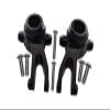 Aluminum Front Knuckle Arms For Arrma 1:10 GRANITE/BIG ROCK 3S / BIG ROCK V3 3S / VORTEKS 3S - 1Pr Set Black view 1