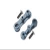 Aluminum Stabilizing Mount For Steering Assembly For LOSI 1:6 4WD Super Baja Rey LOS05013 / Super Baja Rey 2.0 LOS05021 Upgrades - Gray Silver view 1
