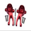 Aluminum Front Knuckle Arms For Arrma 1:10 GRANITE/BIG ROCK 3S / BIG ROCK V3 3S / VORTEKS 3S - 1Pr Set Red view 1