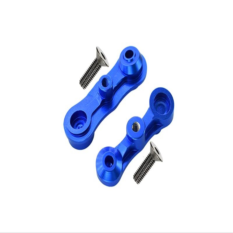 Aluminum Stabilizing Mount For Steering Assembly For LOSI 1:6 4WD Super Baja Rey LOS05013 / Super Baja Rey 2.0 LOS05021 Upgrades - Blue