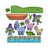 3 Billy Goats Gruff Troll Bridge Felt Play Art Set Flannel Board Story Storyboard Pieces view 1