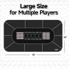 GSE Games & Sports Expert Casino Texas Hold'em Poker Tabletop Layout Mat, Non-Slip Rubber Texas Hold'em Table Top for Family/Friends Parties, Casino Night view 2