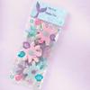 Amscan Shimmering Mermaids Treat Bag Kit - 11.13" x 5" (Pack of 20) - Enchanting Multicolor Cello Bags for Party Favors, Gifts & Goodies view 3
