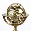 Arsh Nautical Maritime Nautical Brass Royal Armillary Sphere Antique World Globe with Wooden C view 3