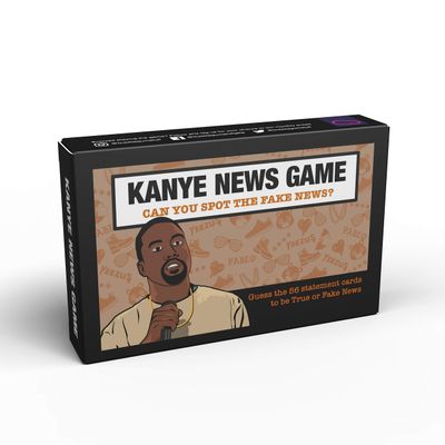 Bubblegum Stuff Kanye News Game - Guess The Kanye Fake News Quote Comedy Card Guessing Game - Suitable for Family, Kids, Teenagers & Adults