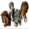 Aunt Sandy's Sewing Weighted Buddy, White Leopard, Tiger, Lion with 2 lbs, Weighted Stuffed Animal, Washable Plush Buddy view 1