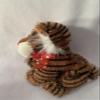Aunt Sandy's Sewing Weighted Buddy, White Leopard, Tiger, Lion with 2 lbs, Weighted Stuffed Animal, Washable Plush Buddy view 4