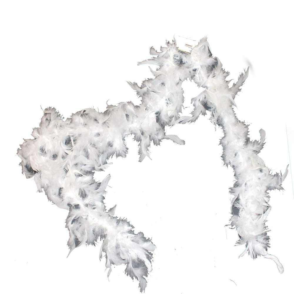 56" White Feather boa for Fun Costumes!