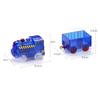 VINSOO Racing Track Accessories Blue Track Train Replacement Only, Multi-Color Light Up Flashing LED Glow in The Dark Trains Accessories view 2