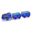 VINSOO Racing Track Accessories Blue Track Train Replacement Only, Multi-Color Light Up Flashing LED Glow in The Dark Trains Accessories view 3
