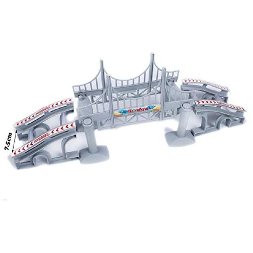 VINSOO Tracks Attachment Tower Bridge for Racetrack Playset Accessories