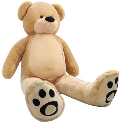 WOWMAX 6 Foot Giant Huge Life Size Teddy Bear Daney Cuddly Stuffed Plush Animals Teddy Bear Toy Doll for Birthday Christmas Brown 72 Inches