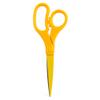 JAM PAPER Multi-Purpose Precision Scissors - 8 Inch - Yellow - Ergonomic Handle & Stainless Steel Blades - Sold Individually view 1