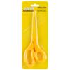 JAM PAPER Multi-Purpose Precision Scissors - 8 Inch - Yellow - Ergonomic Handle & Stainless Steel Blades - Sold Individually view 4