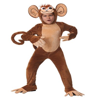 Fun Costumes Child Funky Monkey Outfit - Large - Brown