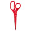 JAM PAPER Multi-Purpose Precision Scissors - 8 Inch - Red - Ergonomic Handle & Stainless Steel Blades - Sold Individually view 1