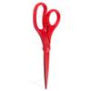 JAM PAPER Multi-Purpose Precision Scissors - 8 Inch - Red - Ergonomic Handle & Stainless Steel Blades - Sold Individually view 2
