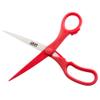 JAM PAPER Multi-Purpose Precision Scissors - 8 Inch - Red - Ergonomic Handle & Stainless Steel Blades - Sold Individually view 3