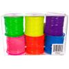Craft County Neon, Rexlace 6 Pack - 50 Yard - 45 Meter Spools - Non-Toxic Plastic Lacing view 1