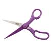 JAM PAPER Multi-Purpose Precision Scissors - 8 Inch - Purple - Ergonomic Handle & Stainless Steel Blades - Sold Individually view 3