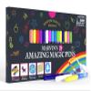 Marvin's Magic - Original x 25 Amazing Marker Pens - Color Changing Magic Pen Art - Create 3D Lettering or Write Secret Messages - Includes 25 Colour Changing Pens view 1