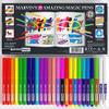 Marvin's Magic - Original x 25 Amazing Marker Pens - Color Changing Magic Pen Art - Create 3D Lettering or Write Secret Messages - Includes 25 Colour Changing Pens view 2