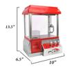 Etna Mini Arcade Claw Machine Game with Lights & Sounds, 14 Inch x 10 Inch, Red view 4