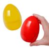 American Carnival Mart Empty Red & Yellow Plastic Easter Eggs 4" Tall 24 PACK view 1