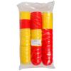 American Carnival Mart Empty Red & Yellow Plastic Easter Eggs 4" Tall 24 PACK view 2