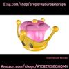 3D Printed Super Crown kit (Bowsette Peachette) view 3