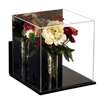 Better Display Cases Acrylic Collectible Wedding Flower Bouquet Display Case with Mirror and Wall Mount (A031)