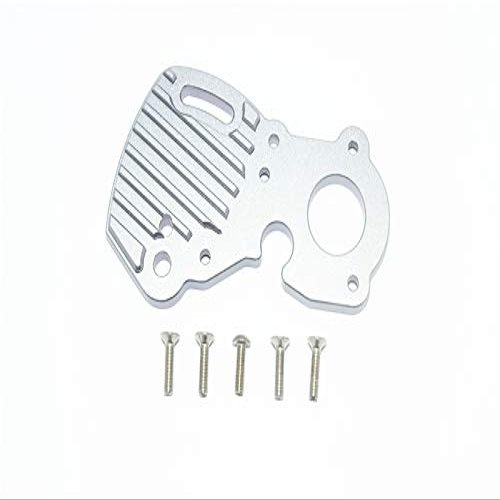 GPM For Traxxas E-Revo 2.0 VXL Brushless (86086-4) Upgrade Parts Aluminum Motor Plate With Heat Sink Fins - 1Pc Set Silver