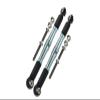 1/10 Baja Rey 4WD Desert Truck (LOS03008) Upgrade Parts Aluminum Front Turnbuckle for Steering - 1Pr Set Gray Silver view 1