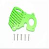 GPM For Traxxas E-Revo 2.0 VXL Brushless (86086-4) Upgrade Parts Aluminum Motor Plate With Heat Sink Fins - 1Pc Set Green view 1