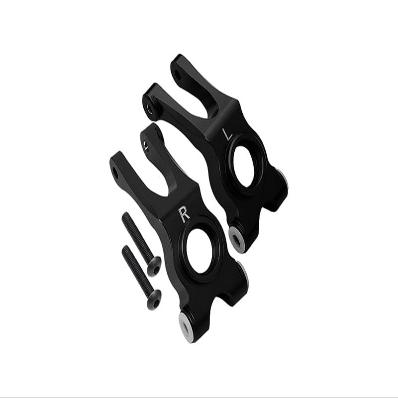 Aluminum Rear Knuckle Arm For Arrma 1:10 GRANITE/BIG ROCK 3S / BIG ROCK V3 3S / VORTEKS 3S - 1Pr Set Black