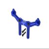 Aluminum Rear Body Mount & Post For Arrma 1:10 Granite 4X4 / Big Rock Crew Cab 4X4 3S / Big Rock 4X4 V3 3S - 1Pc Set Blue view 1