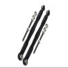 1/10 Baja Rey 4WD Desert Truck (LOS03008) Upgrade Parts Aluminum Front Turnbuckle For Steering - 1Pr Set Black view 1