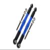 1/10 Baja Rey 4WD Desert Truck (LOS03008) Upgrade Parts Aluminum Front Turnbuckle For Steering - 1Pr Set Blue view 1