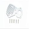 GPM For Traxxas E-Revo 2.0 VXL Brushless (86086-4) Upgrade Parts Aluminum Motor Plate With Heat Sink Fins - 1Pc Set Gray Silver view 1
