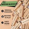 Buzzed Blocks Adult Drinking Game - 54 Blocks with Hilarious Drinking Commands on 40 of Them | Perfect Party Starter | Entertaining Party Game for Adults | Novelty Funny Gift (Natural) view 3