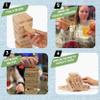 Buzzed Blocks Adult Drinking Game - 54 Blocks with Hilarious Drinking Commands on 40 of Them | Perfect Party Starter | Entertaining Party Game for Adults | Novelty Funny Gift (Natural) view 4