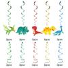 30 Ct Dinosaur Hanging Swirl Decorations - Dinosaur Themed Baby Birthday Party Supplies Ornaments for Baby Shower Boy's Birthday Decoration view 4