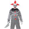 Horror Clown Full Head Mask W/hair view 4