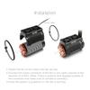 SKYRC SK-400008-15 Twin Motor 5 to 7.4 Volt Cooling Fan with Housing, Power Cable, and Fasteners for 1/5 Scale Hobby Remote Control Car view 4